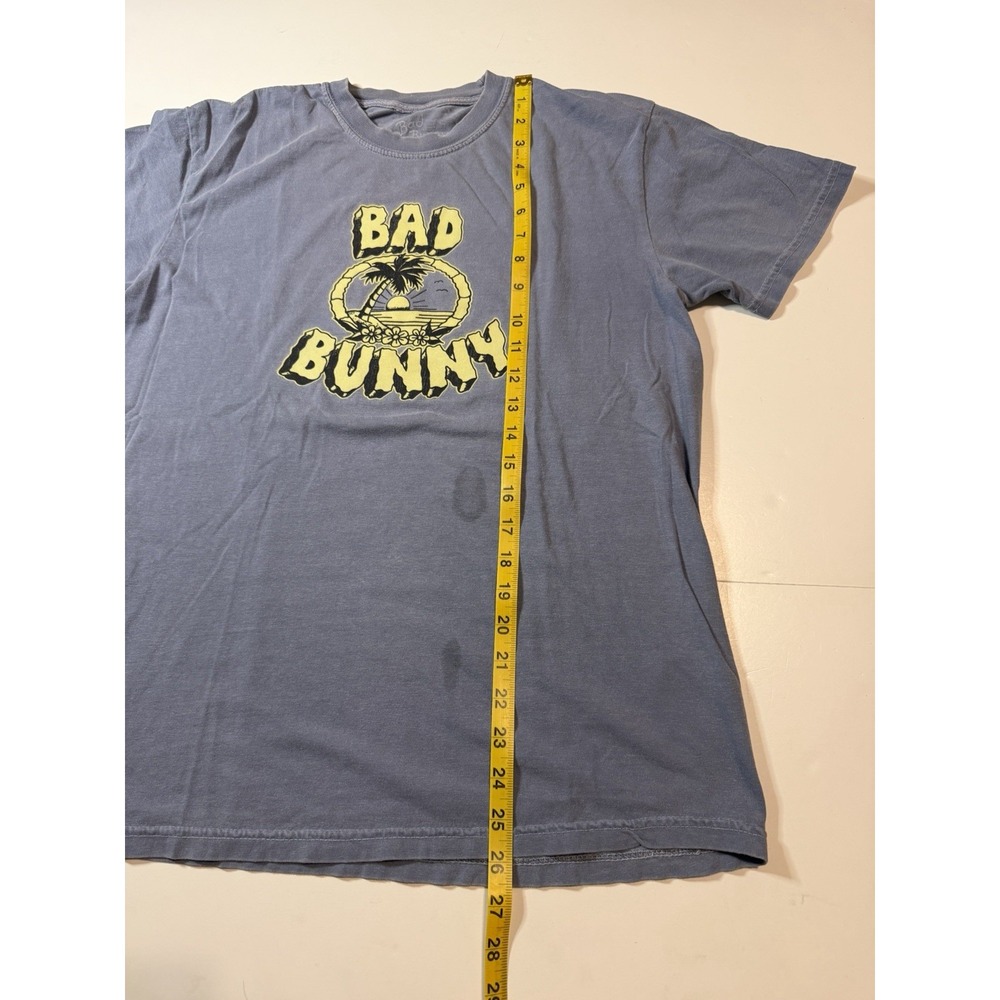 Bad Bunny 2022 World's Hottest Tour OFFICIAL MERCH Blue Size Medium - Picture 7 of 7